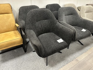 2x Fauteuil Joey Antraciet